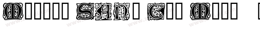 Morris Sans Com Medi字体转换